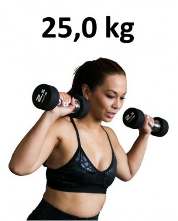 Premium Gummihantel Master Fitness 25