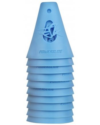 Powerslide Konor för slalomkörning med Inlines / Skateboard - Blå - 10-pack