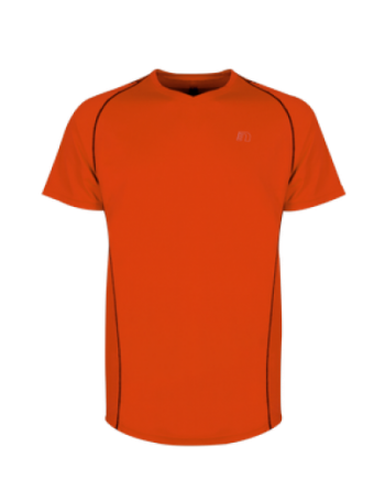 Tränings T-Shirt Newline Base Coolskin Tee Orange Herr  Storlek XL