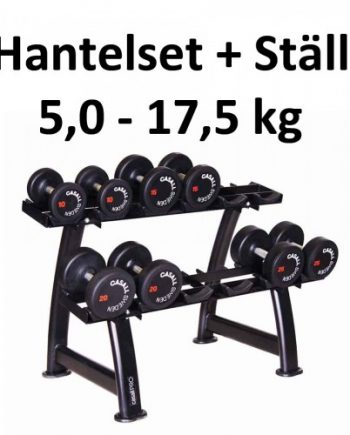 Hantelset Inkl. ställ Casall Pro Dumbbell fixed 5