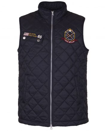 Quilted Polo Vest Sr