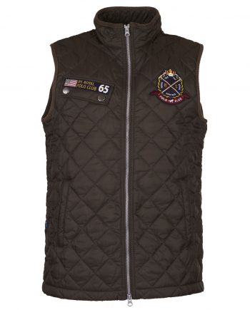 Quilted Polo Vest Sr