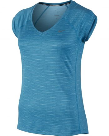 Printed Miler Ss V-Neck