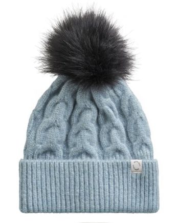 Pom Braid Beanie