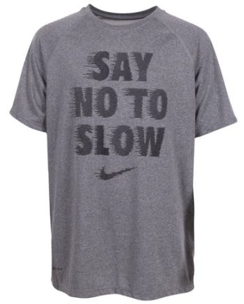B Nk Dry Tee Leg Rag Say No