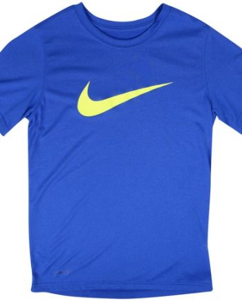B Nk Dry Tee Ss Swoosh Solid