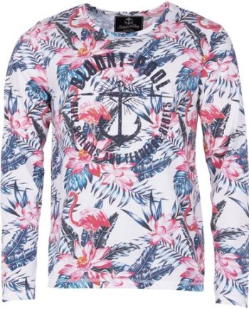 Pink & Blue Flamingo L/S Tee